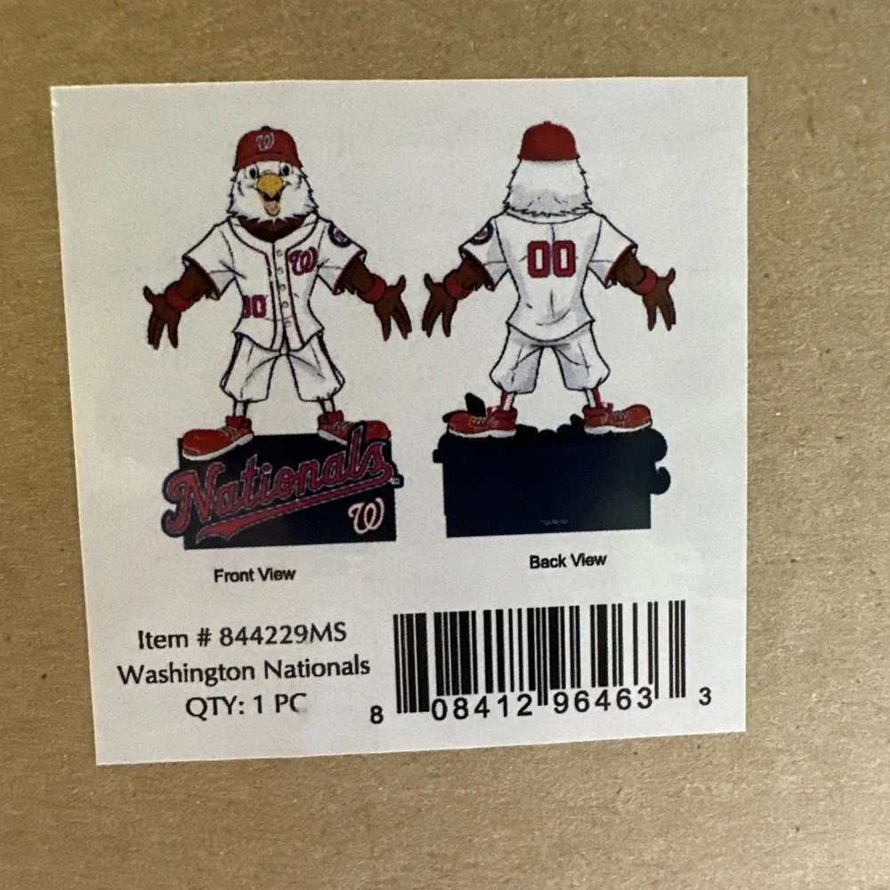 Washington National Screech the Eagle Mascot Statue MLB Baseball Figure 844229MS